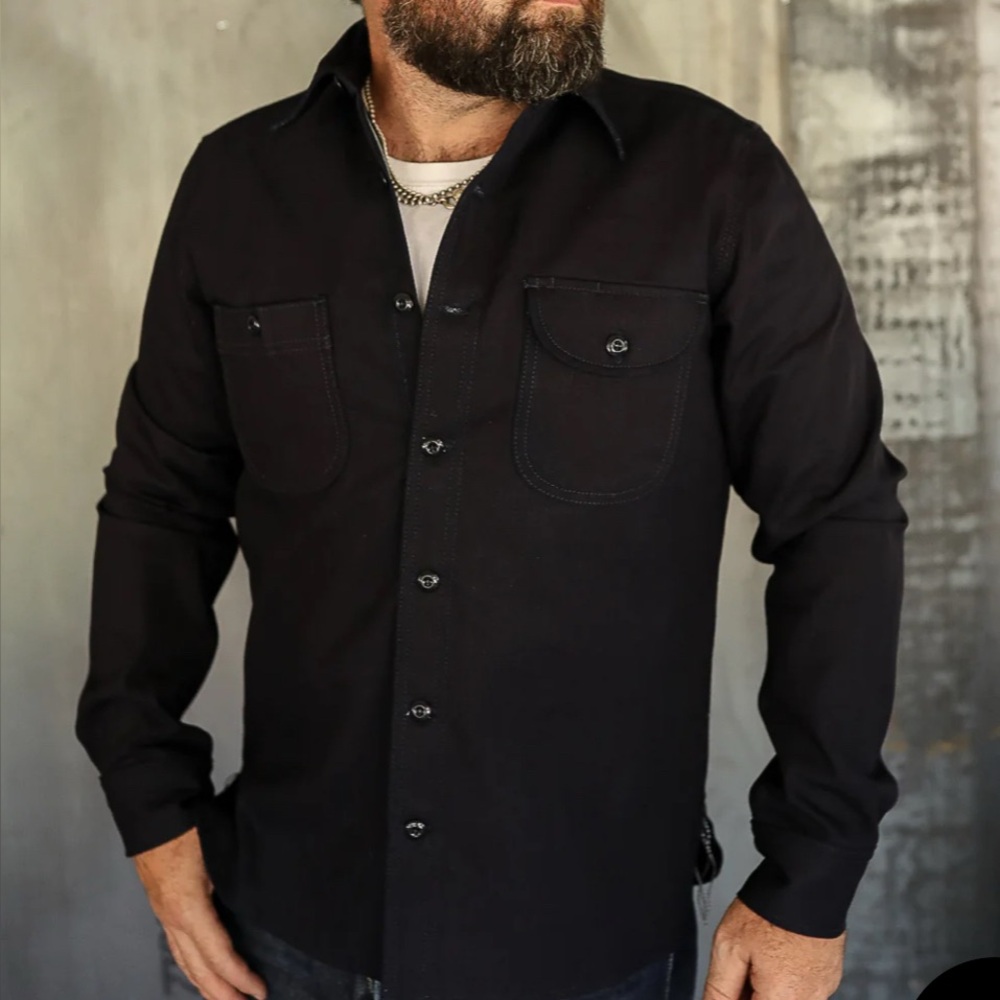 Rogue Territory INDIGO SELVEDGE CANVAS, ISC WORK SHIRT
